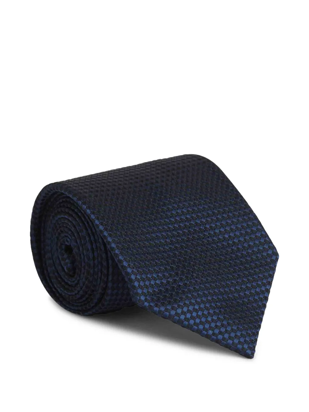 TOM FORD textured silk tie - Blauw