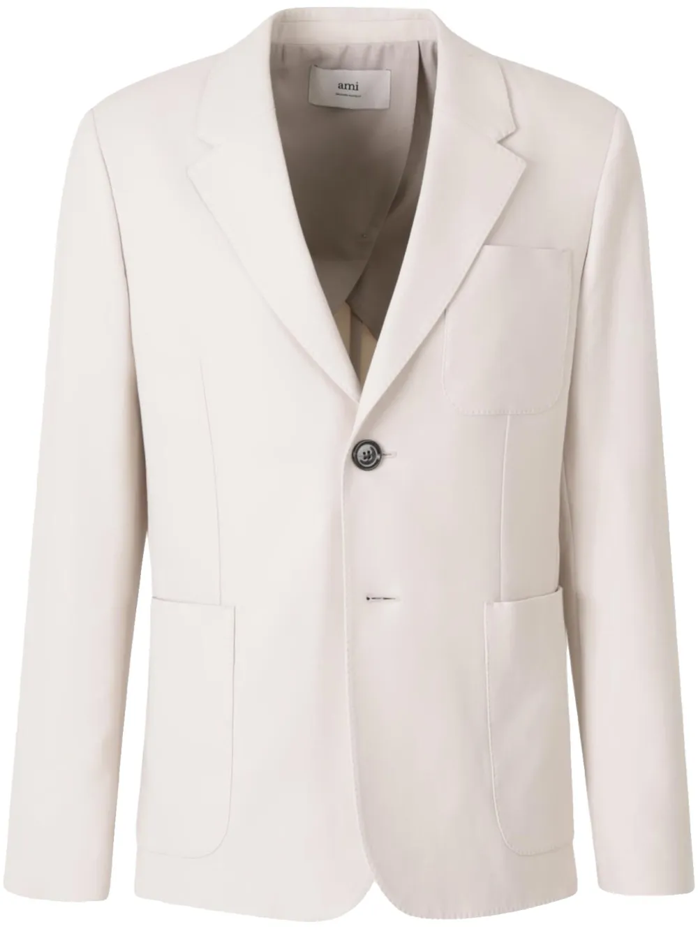 AMI Paris Wollen blazer Beige