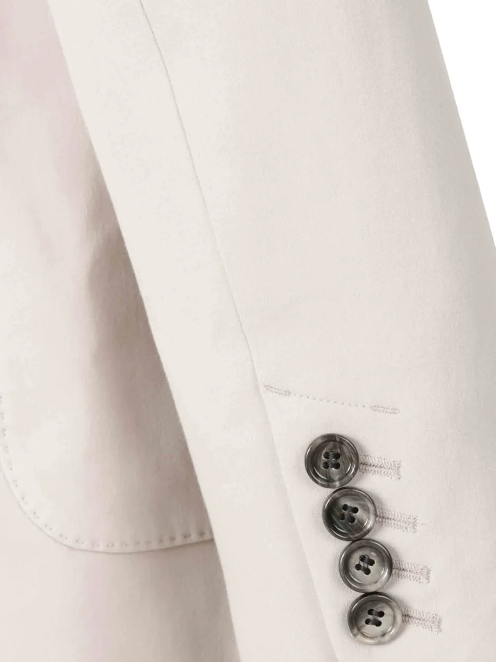 Shop Ami Alexandre Mattiussi Wool Blazer In Neutrals