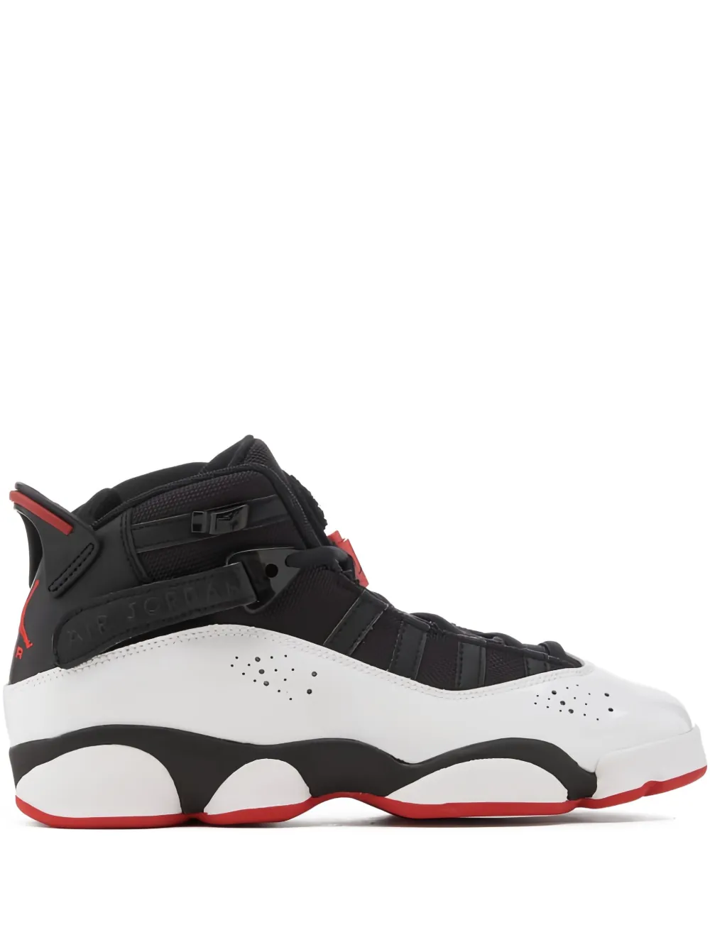 Jordan 6 Rings "Black White University Red" sneakers