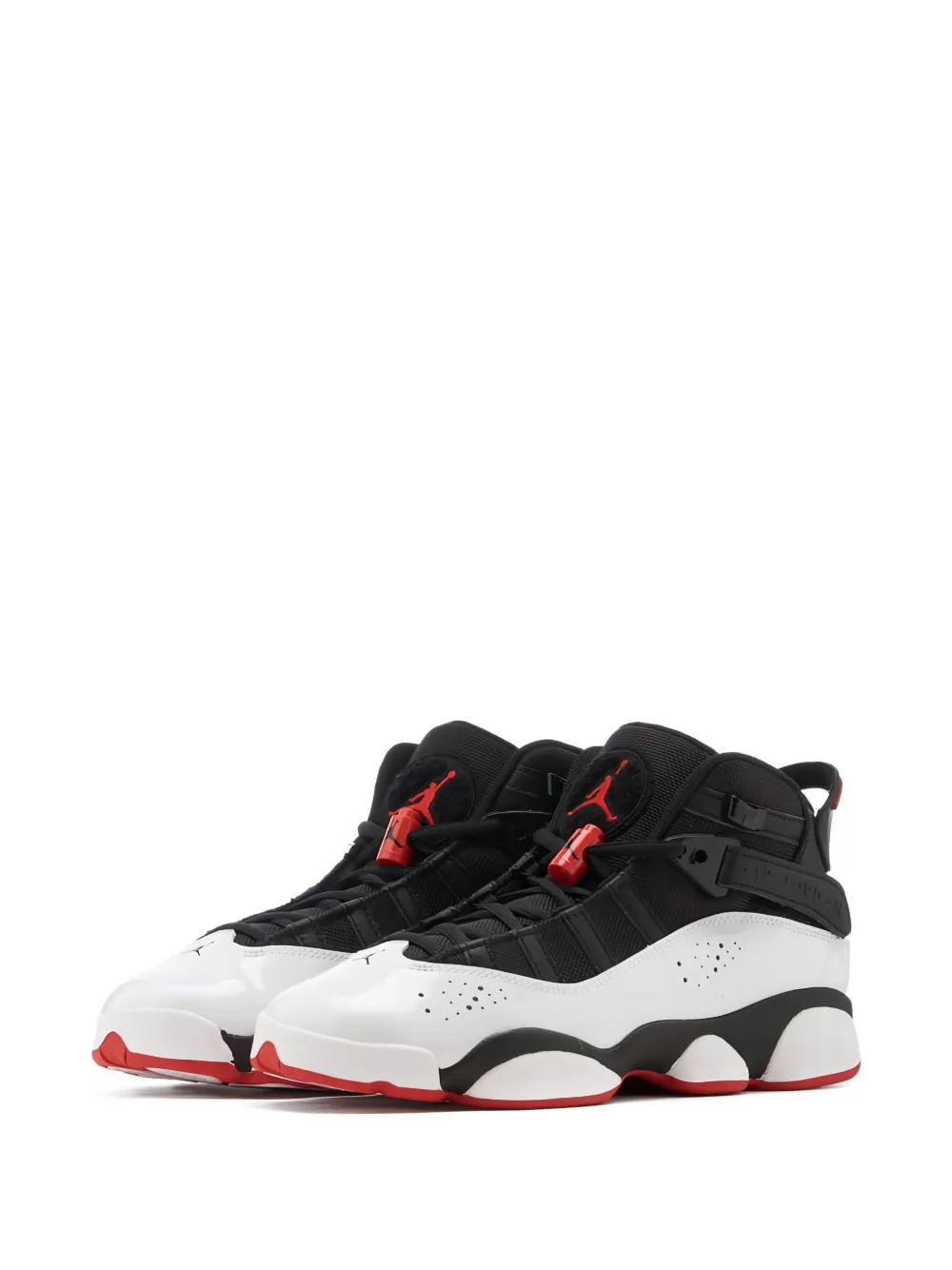 Jordan 6 Rings "Black White University Red" sneakers
