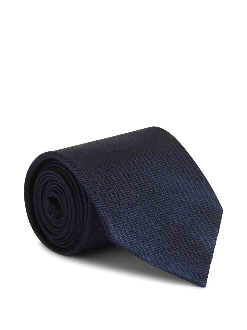 TOM FORD textured silk tie - Blauw