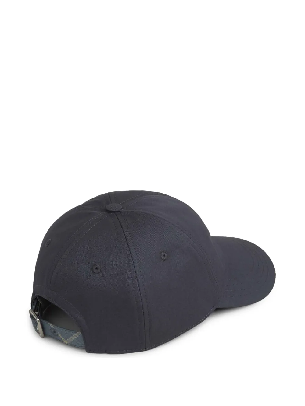 Burberry logo-embroidered baseball cap - Blauw