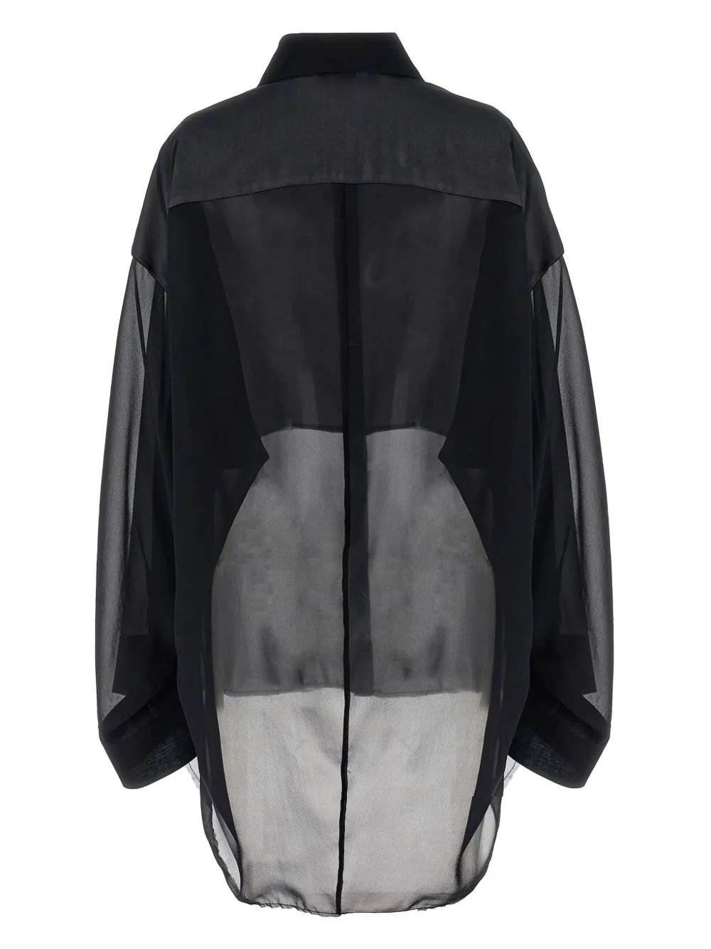 DI.LA3 PARI' silk shirt - Blauw