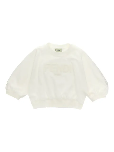 Fendi Kids سويت شيرت بشعار الماركة