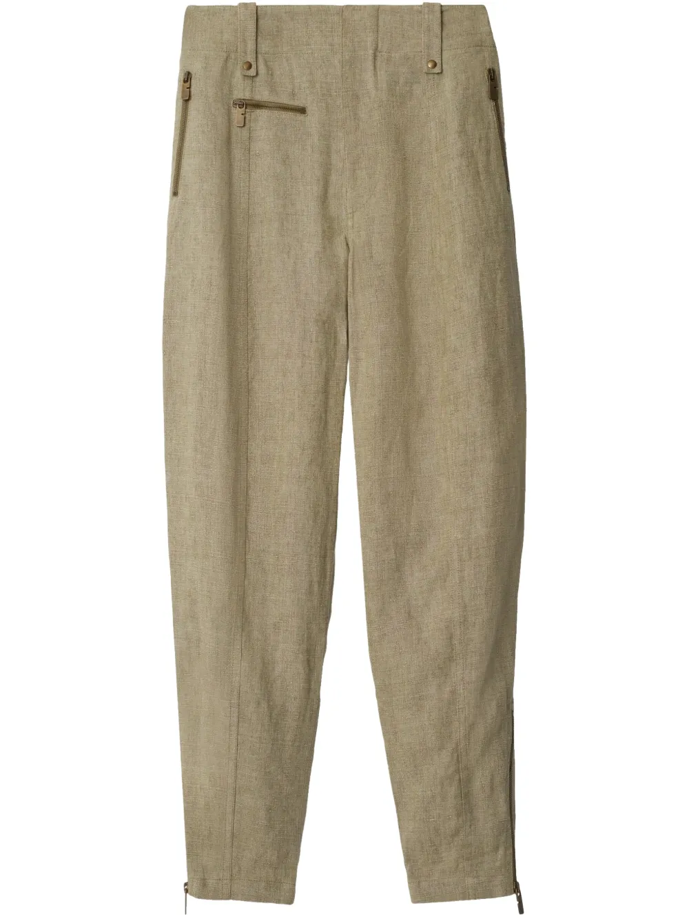 Burberry Linnen broek Bruin