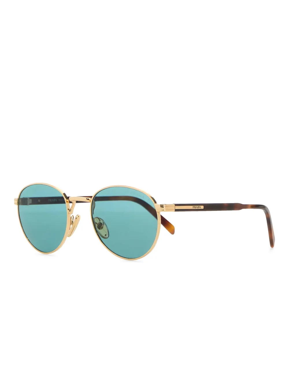 Prada round frame sunglasses - Goud