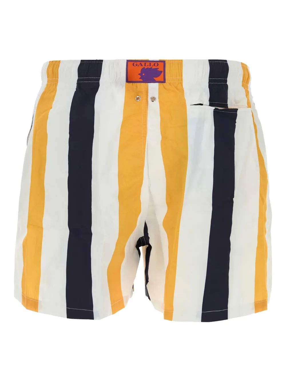 Gallo striped swimshorts - Wit