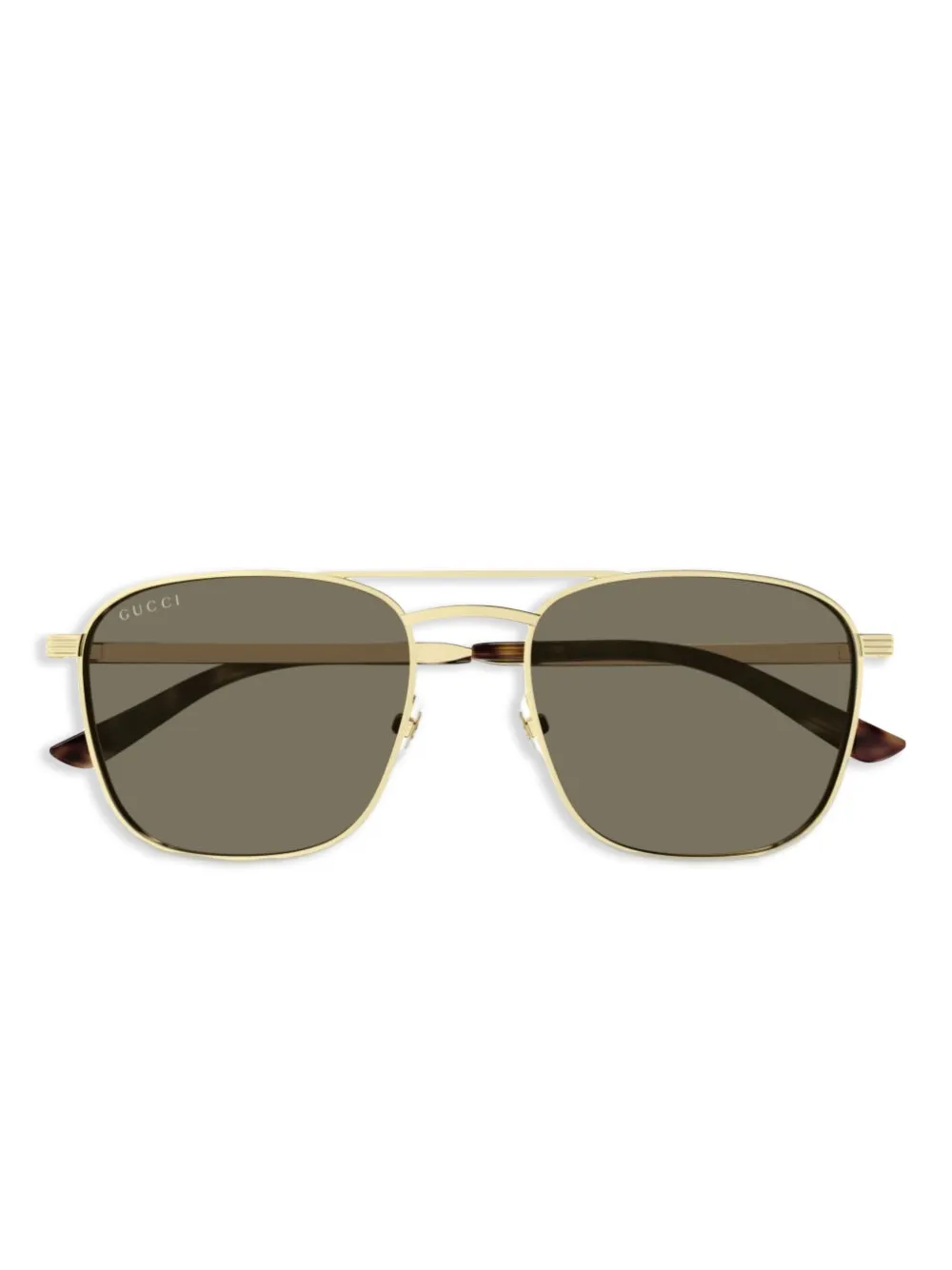 Gucci Eyewear pilot-frame sunglasses | Gold | Image 1