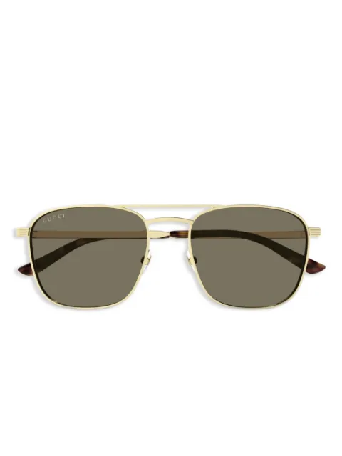 Gucci Eyewear Zonnebril met piloten montuur