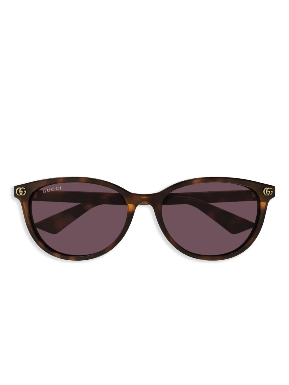 Gucci Eyewear Zonnebril met vierkant montuur Bruin