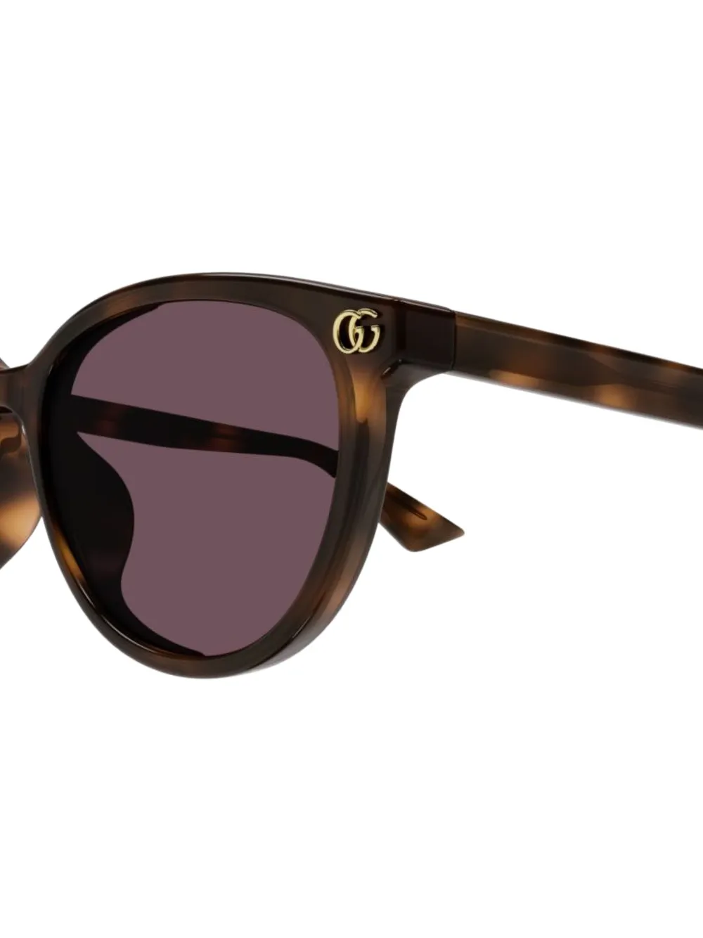 Gucci Eyewear Zonnebril met vierkant montuur Bruin