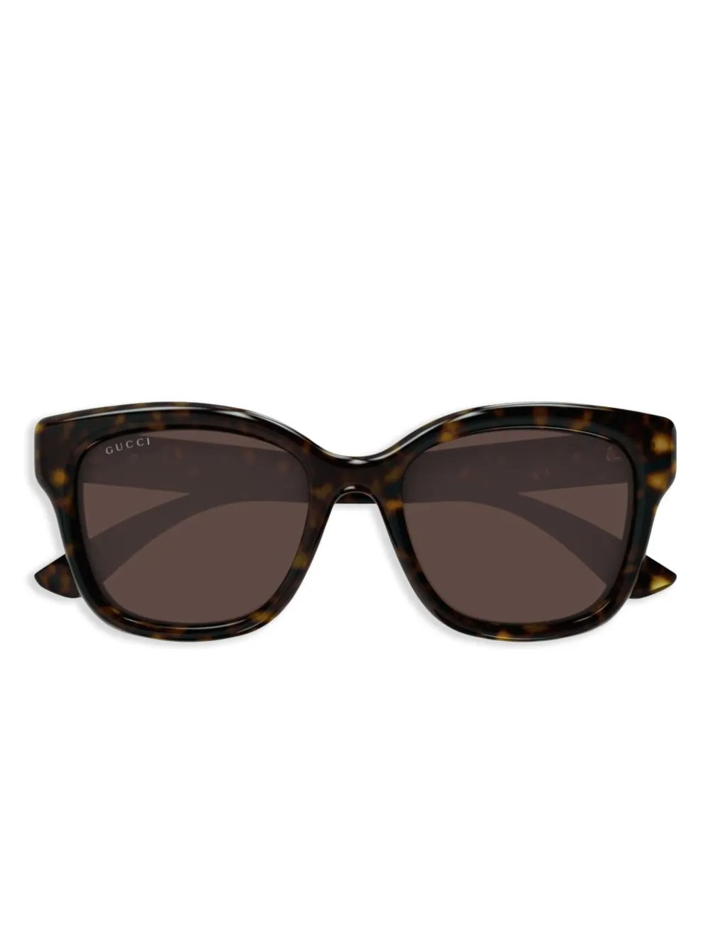 Gucci Eyewear Zonnebril met vierkant montuur Bruin