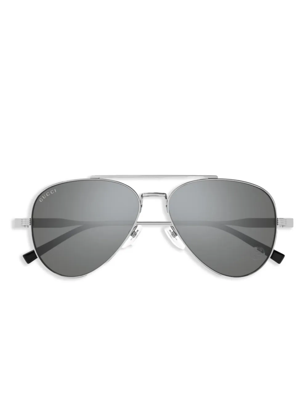 Gucci Eyewear Zonnebril met piloten montuur Grijs