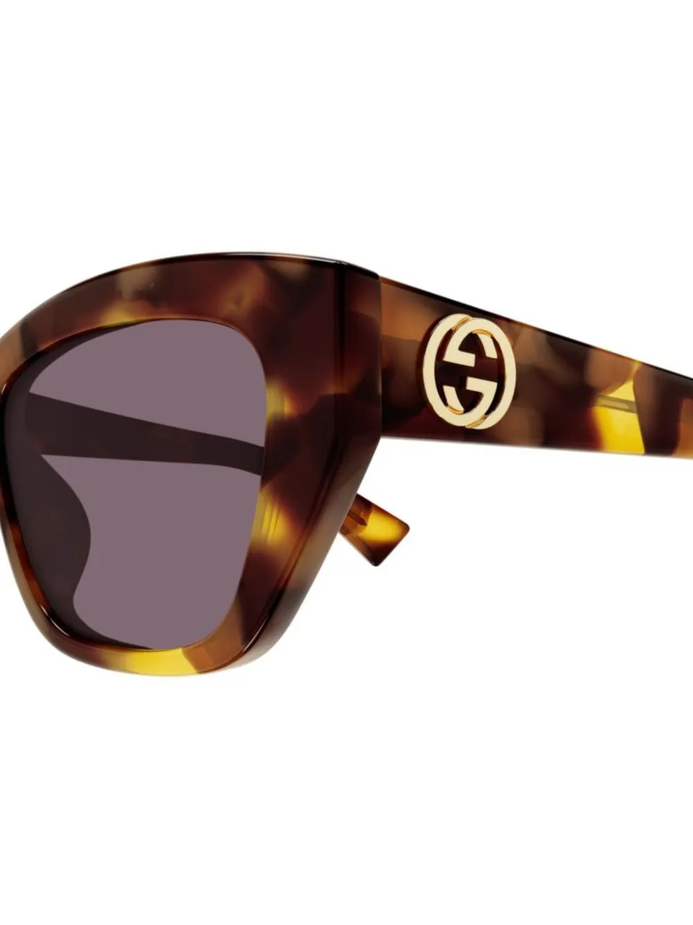 Gucci Eyewear Zonnebril met GG-logo Bruin