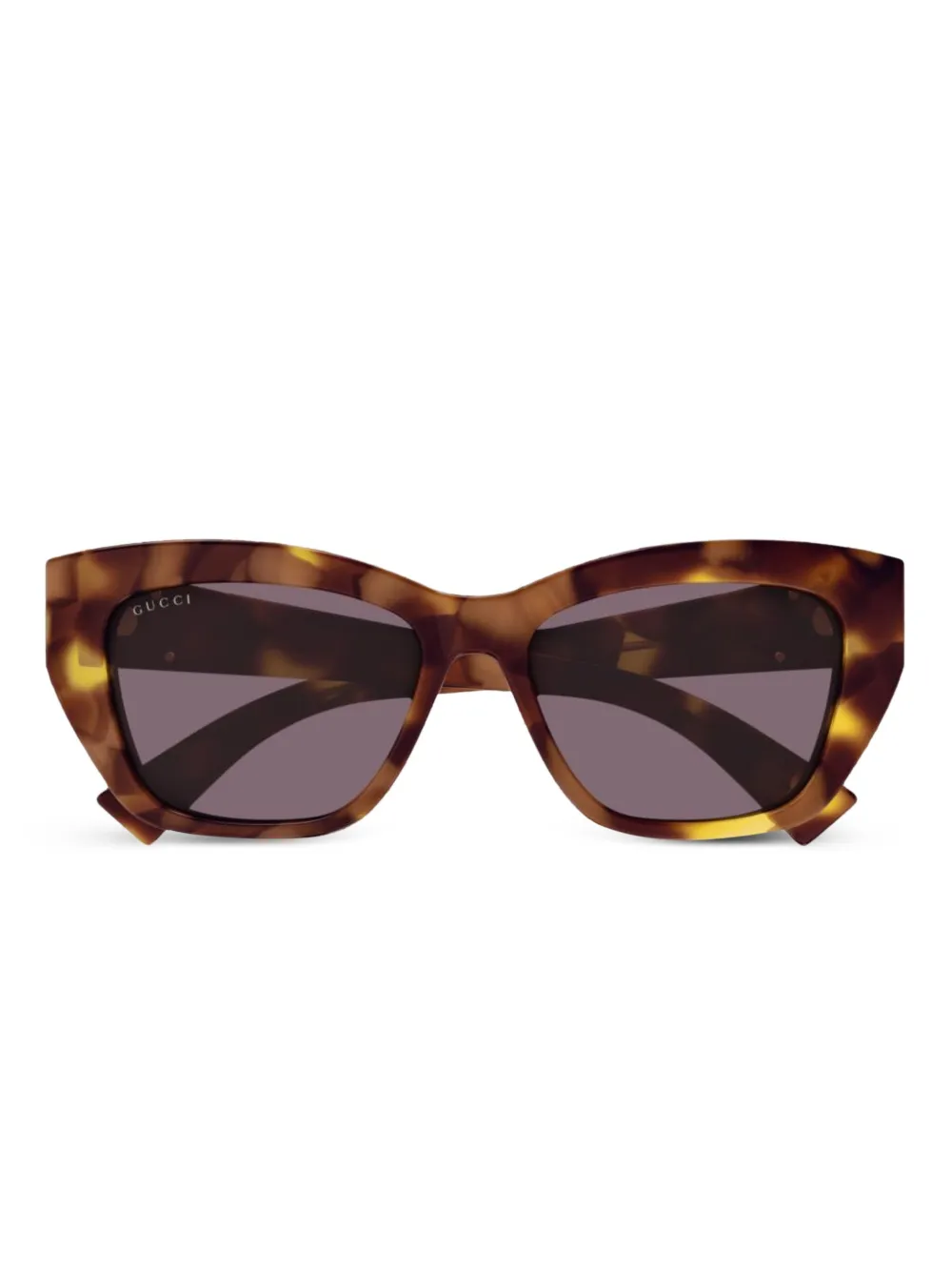 Gucci Eyewear Zonnebril met GG-logo Bruin