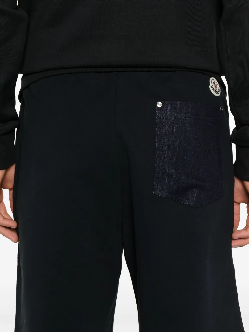 Moncler Shorts met logopatch Blauw