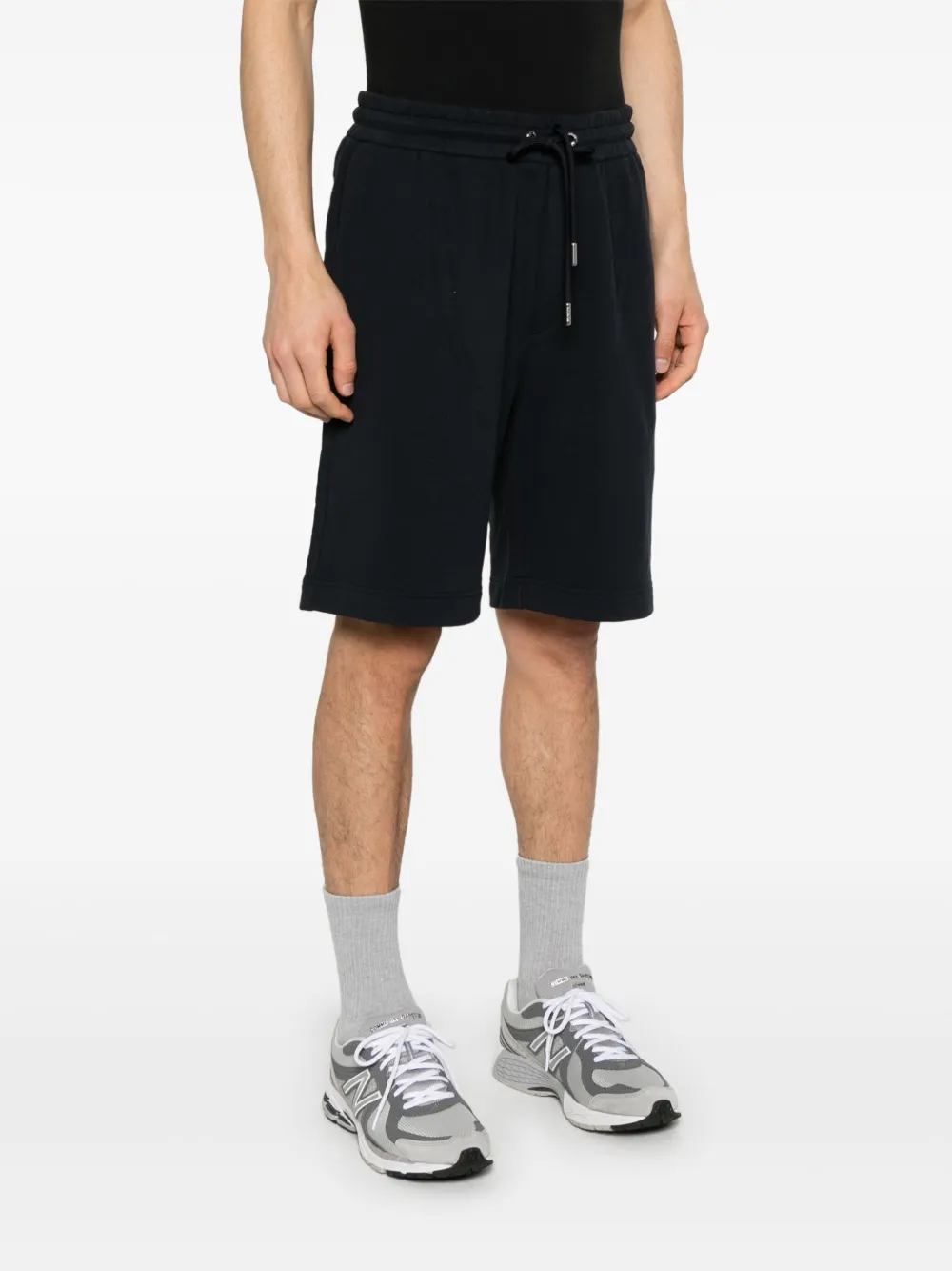 Moncler Shorts met logopatch Blauw