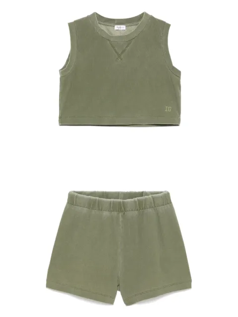 Il Gufo set de shorts con efecto blanqueado