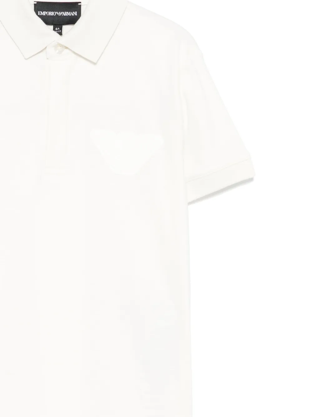 Emporio Armani Kids Poloshirt met logopatch Wit