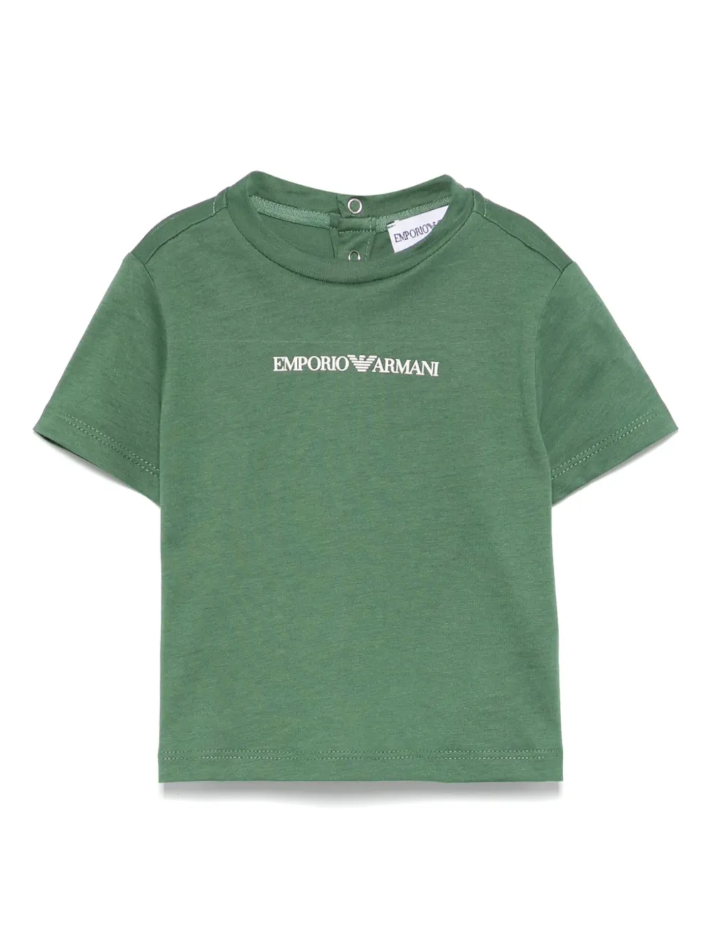 Emporio Ar i Kids Katoenen T-shirt Groen