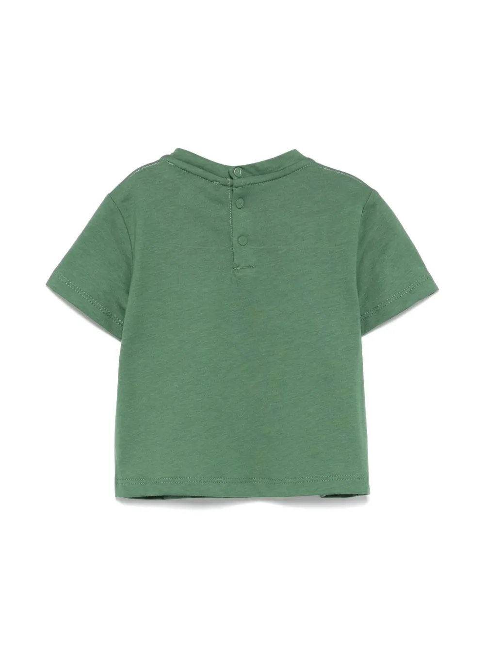 Emporio Armani Kids Katoenen T-shirt - Groen