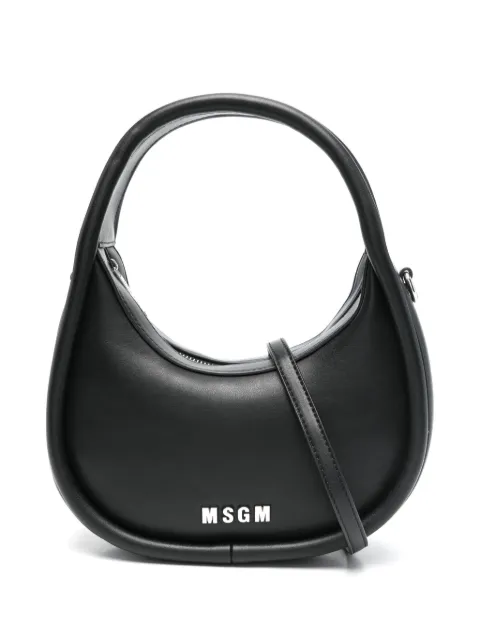 MSGM Kids logo-lettering tote bag 