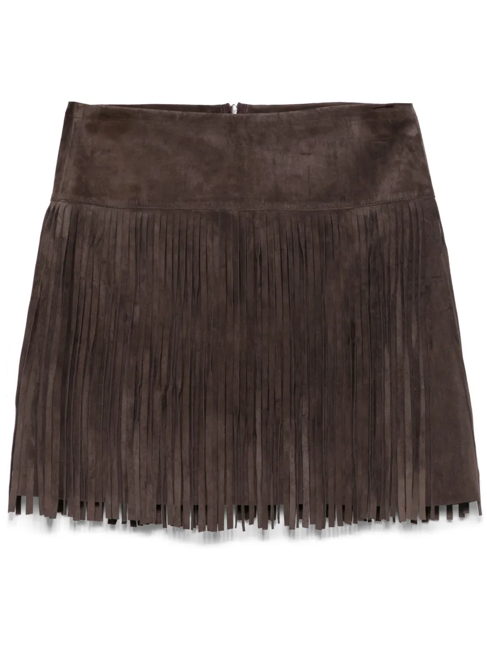 suede mini skirt