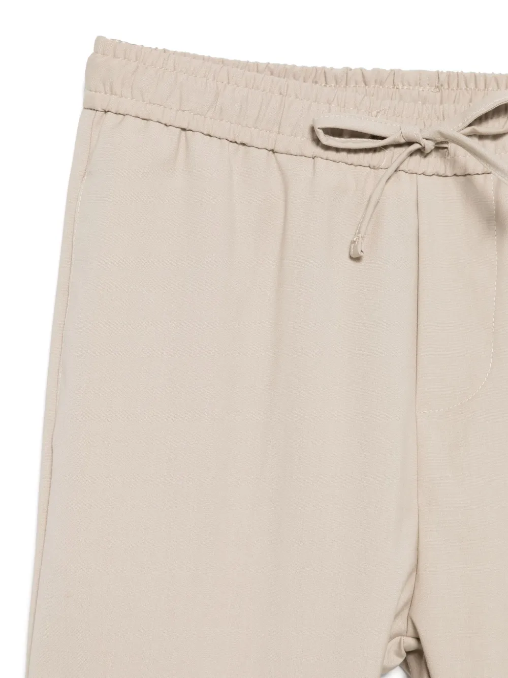 Manuel Ritz Drawstring Chinos In Neutrals