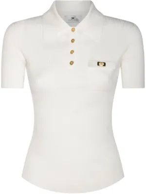 Tシャツ・カットソー ELISABETTA FRANCHI Woman Polo Shirt Navy MK09B B75 ELISABETTA FRANCHI Woman Polo Shirt Navy MK09B B75