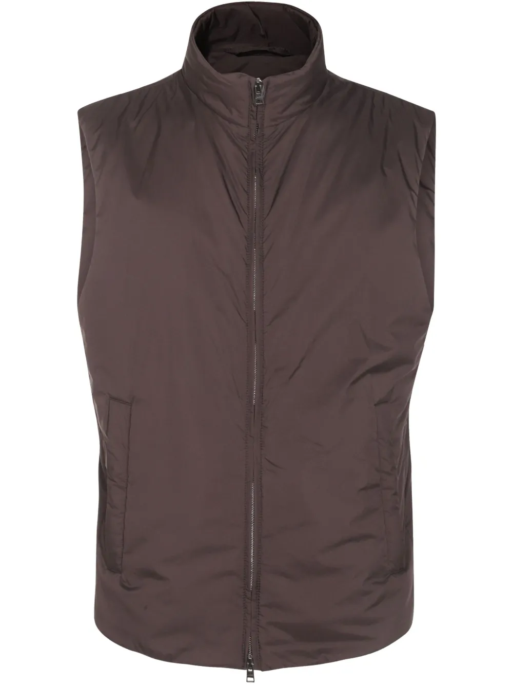 Herno Bodywarmer met rits Bruin