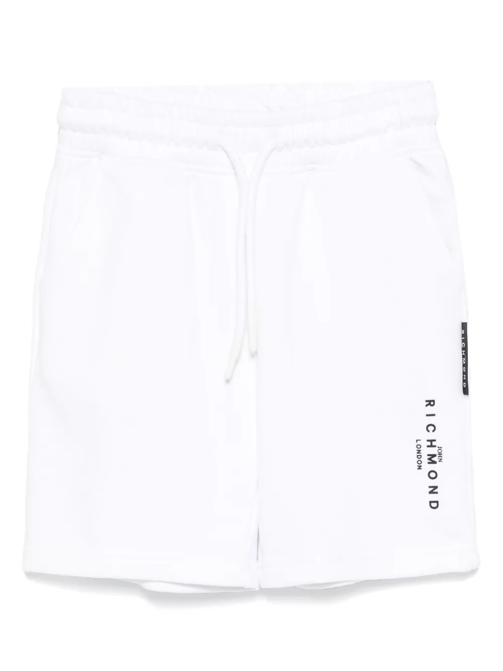 John Richmond Junior Shorts met rubberen logo Wit
