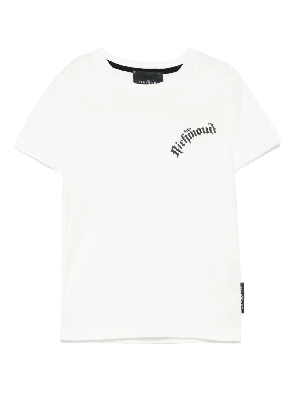 John Richmond Junior T-shirt met logoprint Wit