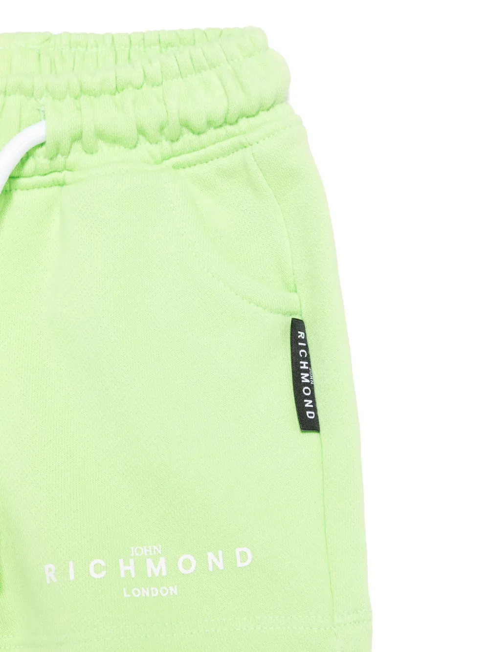 John Richmond Junior Shorts set met logoprint Groen