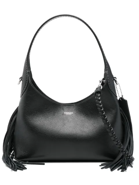Coach bolsa de hombro de cuero