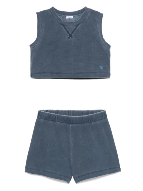 Il Gufo set de shorts con efecto blanqueado