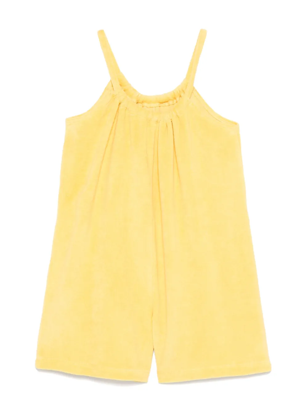 Il Gufo Badstof playsuit - Geel