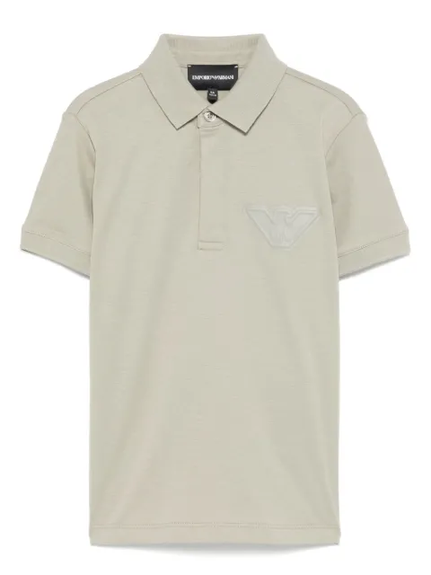 Emporio Armani Kids logo-appliqué polo shirt 