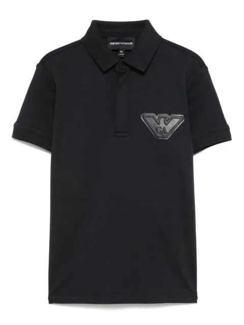 Emporio Armani Kids Camisa com aplicação de logo