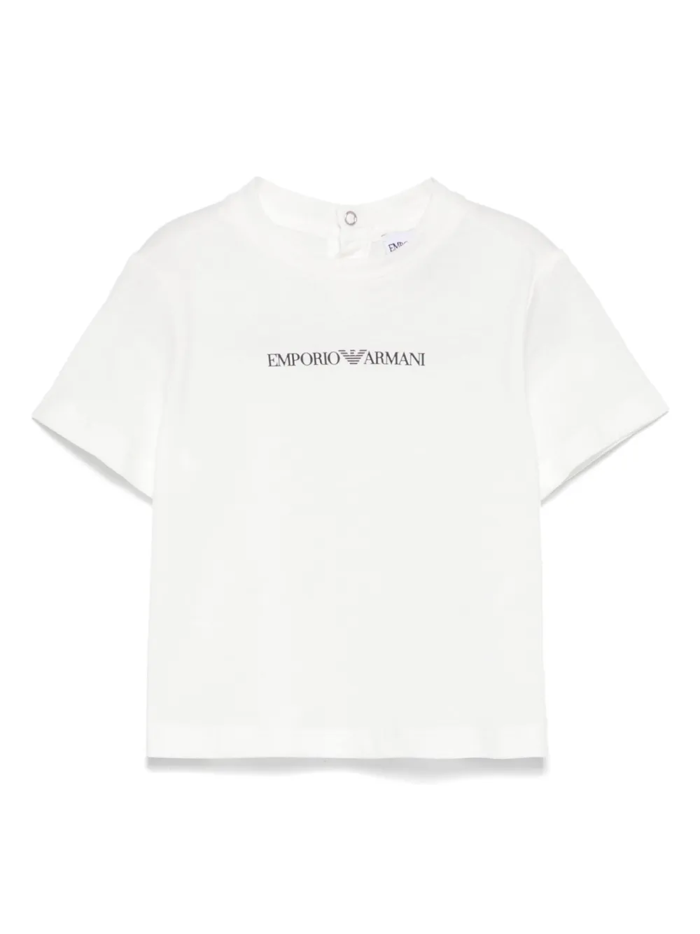 Emporio Ar i Kids Katoenen T-shirt Wit
