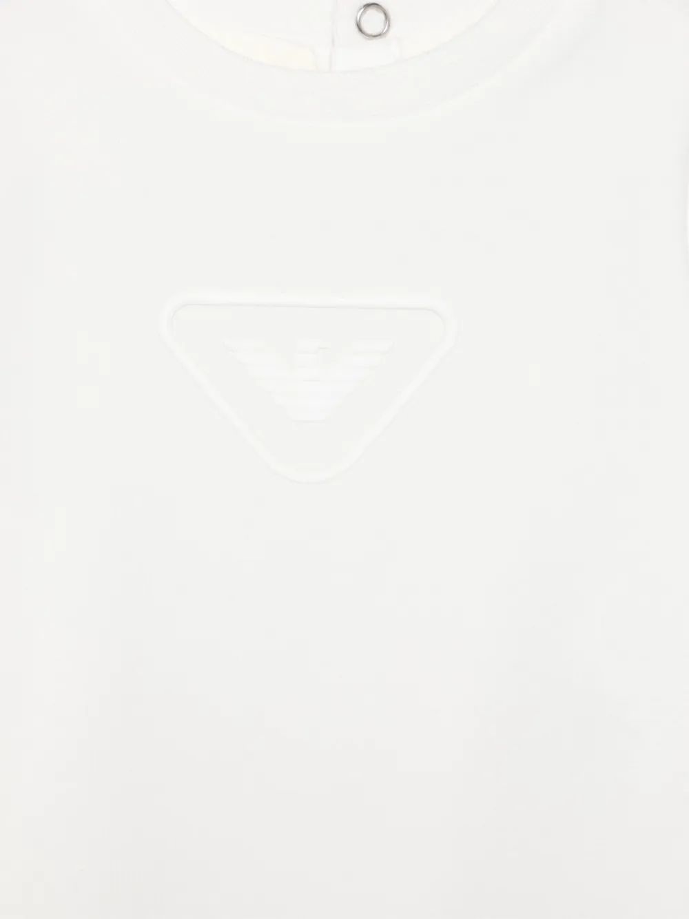 Emporio Armani Kids T-shirt met logo-reliëf Wit