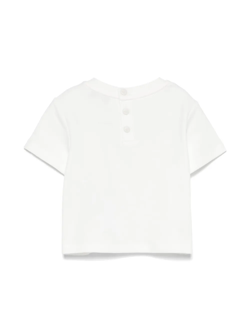 Emporio Armani Kids T-shirt met logo-reliëf - Wit