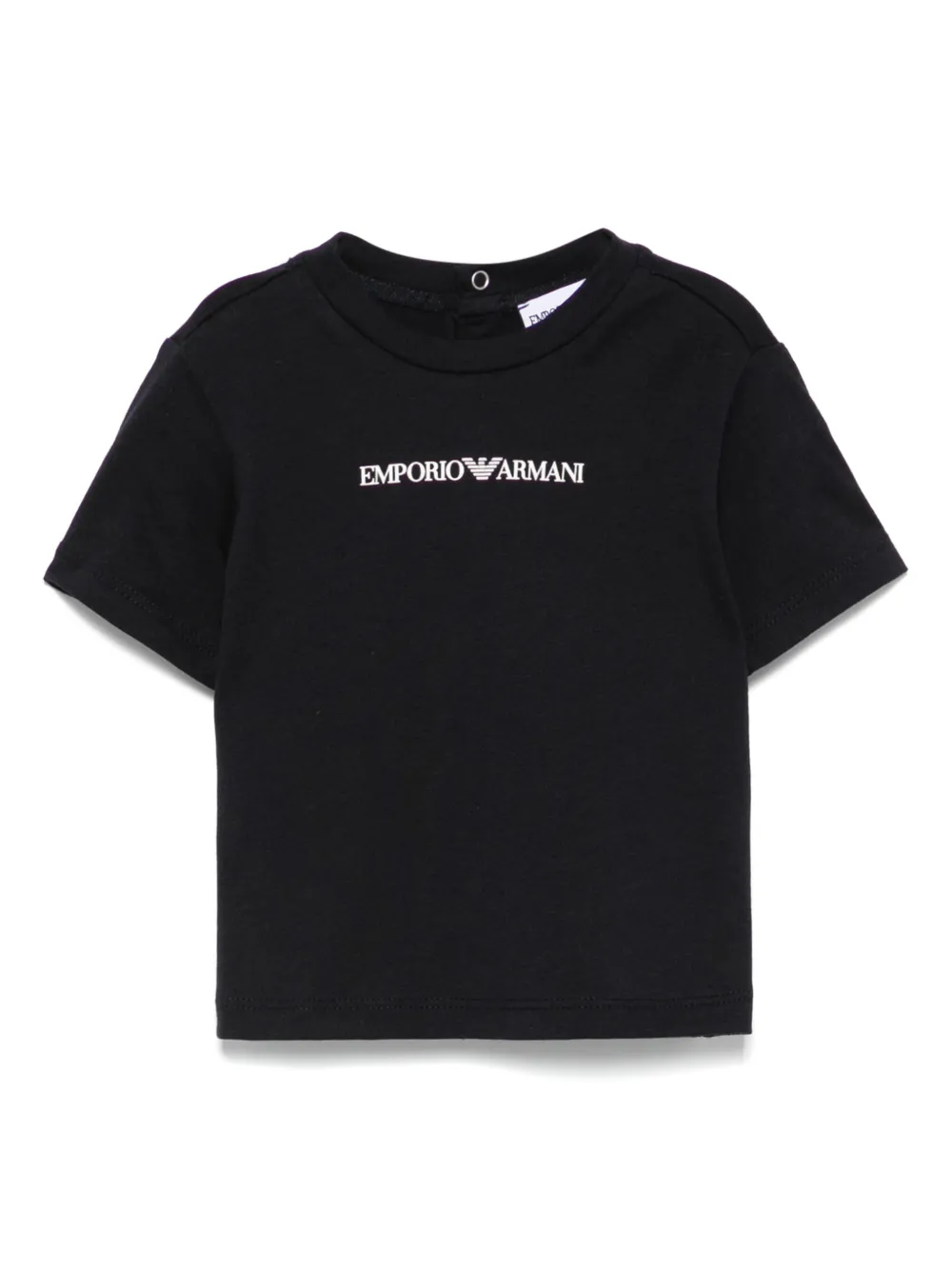 Emporio Ar i Kids Katoenen T-shirt Zwart