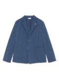 Manuel Ritz pinstriped blazer - Blue