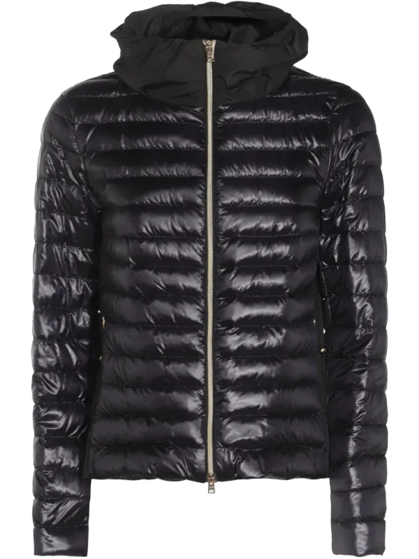 【HERNO】 ロングパデッドジャケット Herno パデッドジャケット | ブラック | FARFETCH JP