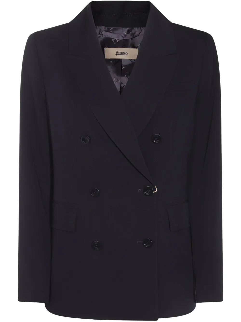 Herno blazer con doble botonadura | azul | Image 1