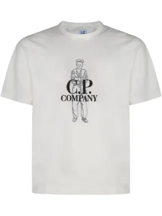 C.P. Company ロゴ Tシャツ | ホワイト | FARFETCH JP