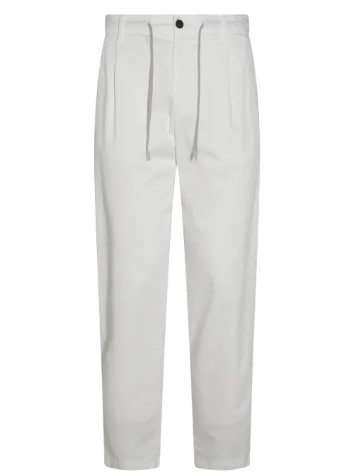 Pantalon à taille à lien de resserrage - Eleventy - Modalova