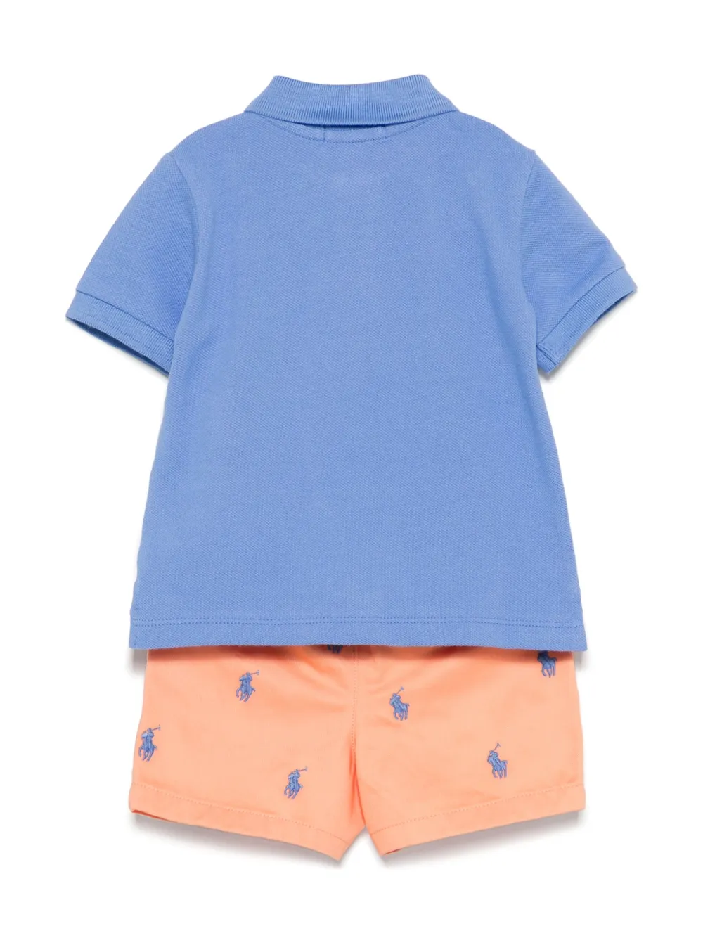 POLO RALPH LAUREN KIDS Shorts met Polo Pony-borduurwerk Blauw