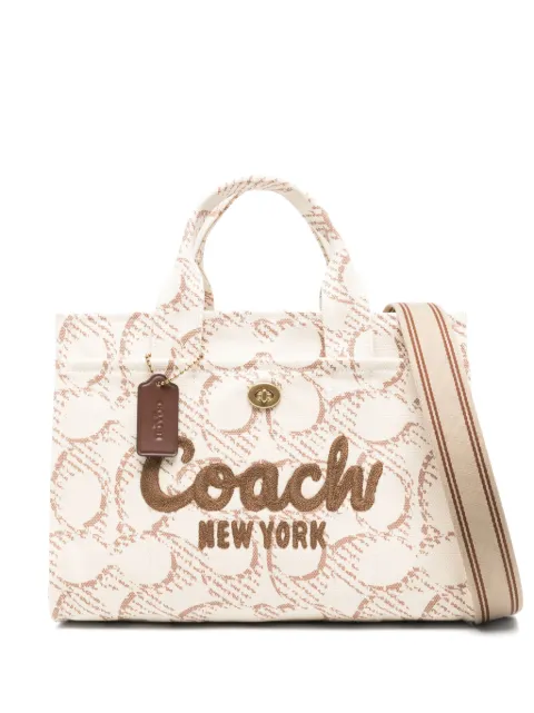 Coach Signature canvas tote bag